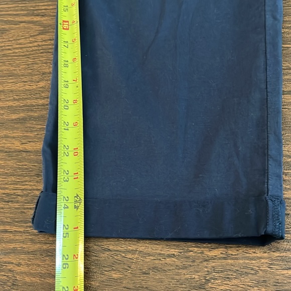 Pistola Navy Pleated front Capri - Picture 12 of 12